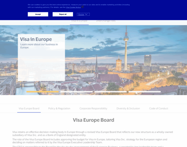 Visaeurope.com thumbnail