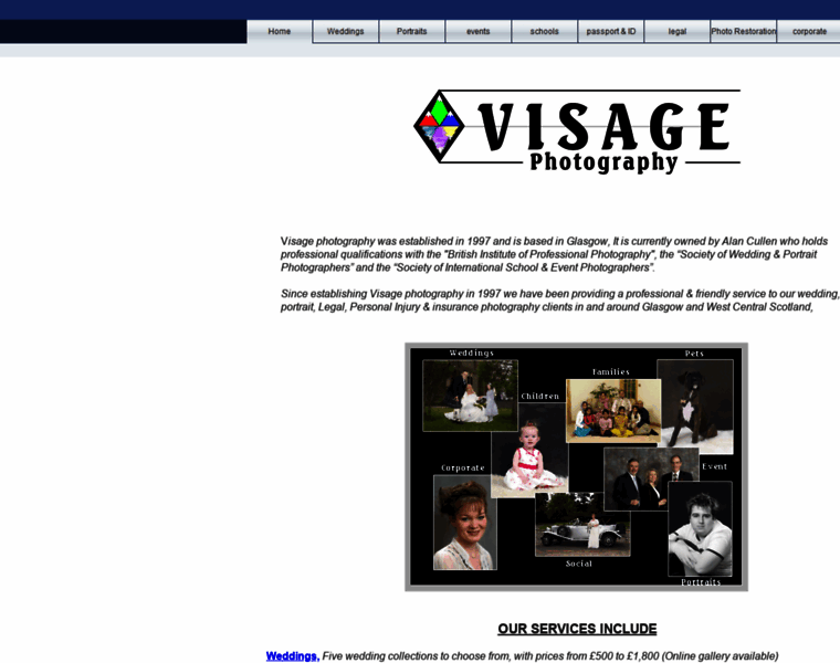 Visage-photography.co.uk thumbnail