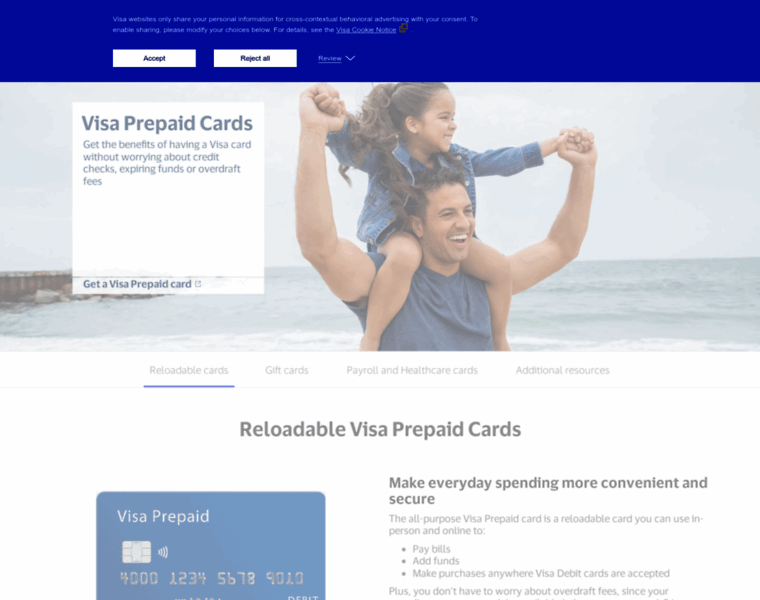 Visaprepaid.com thumbnail
