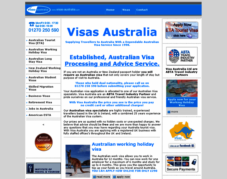 Visas-australia.com thumbnail