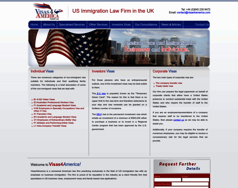 Visas4america.com thumbnail