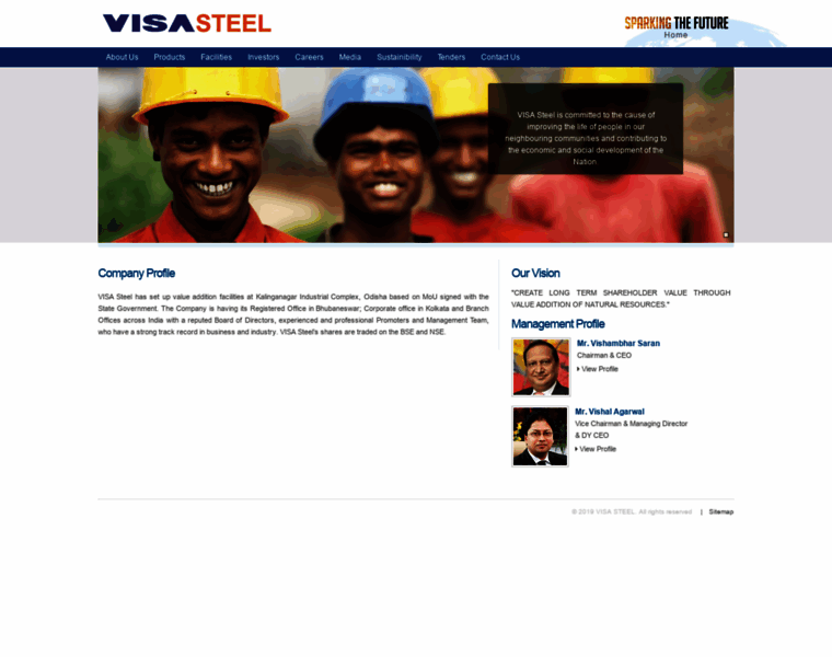 Visasteel.com thumbnail