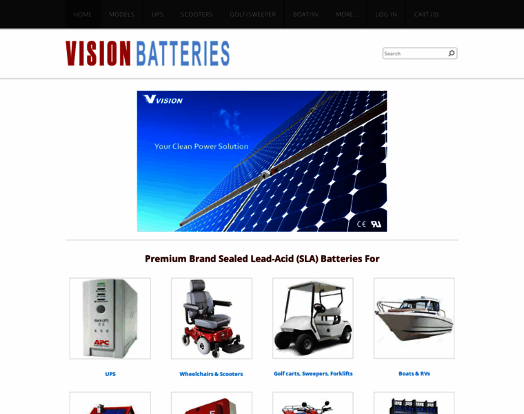 Vision-batteries.com thumbnail