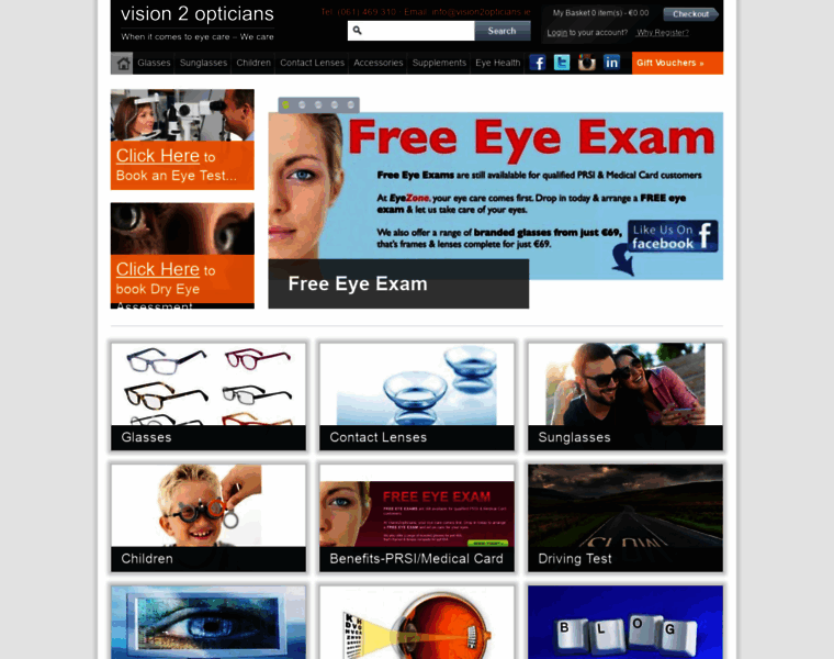 Vision2opticians.ie thumbnail