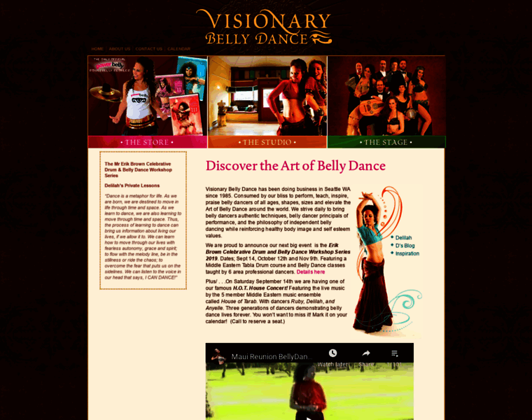 Visionarydance.com thumbnail
