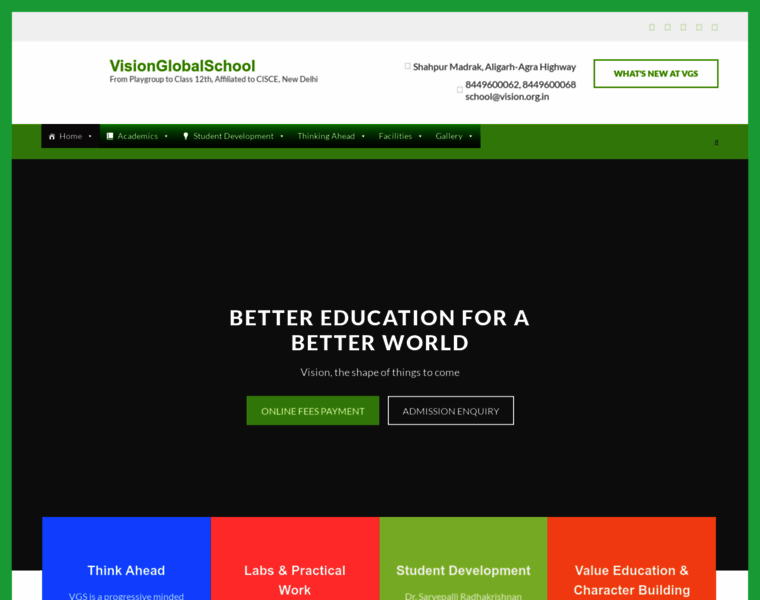 Visionglobalschool.in thumbnail