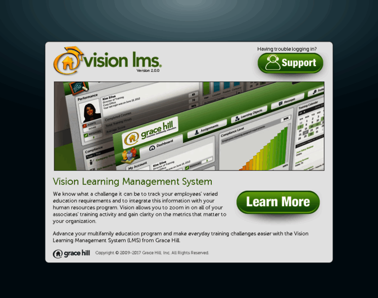 Visionlms.com thumbnail