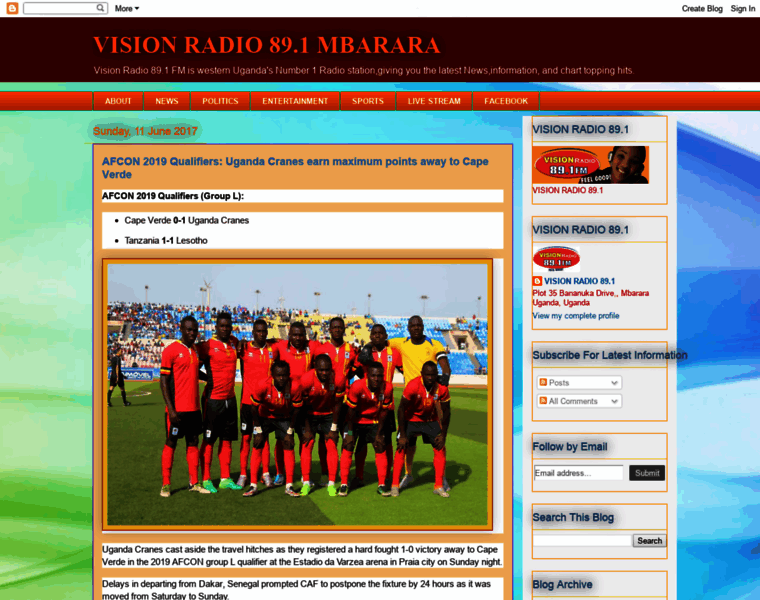 Visionradio891mbarara.blogspot.ug thumbnail