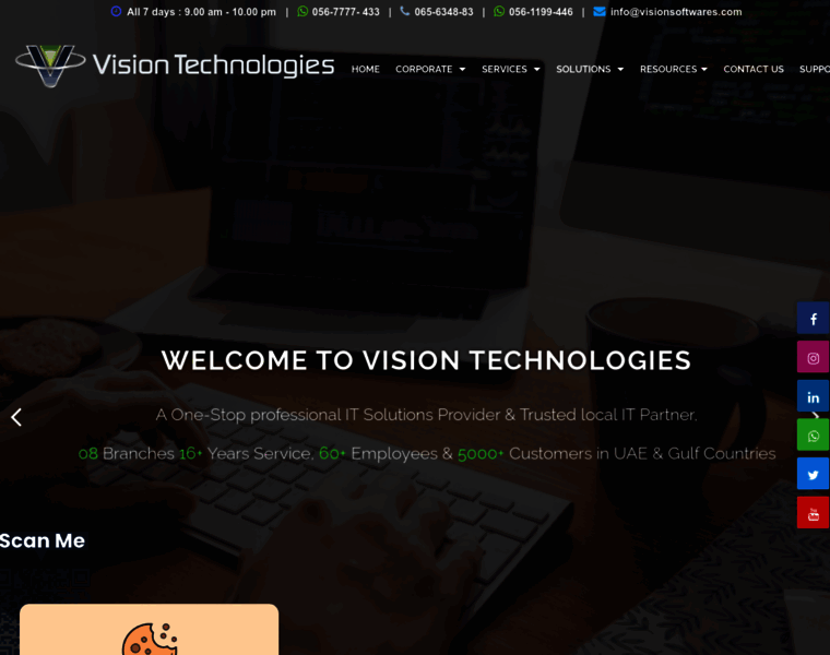 Visionsoftwares.com thumbnail