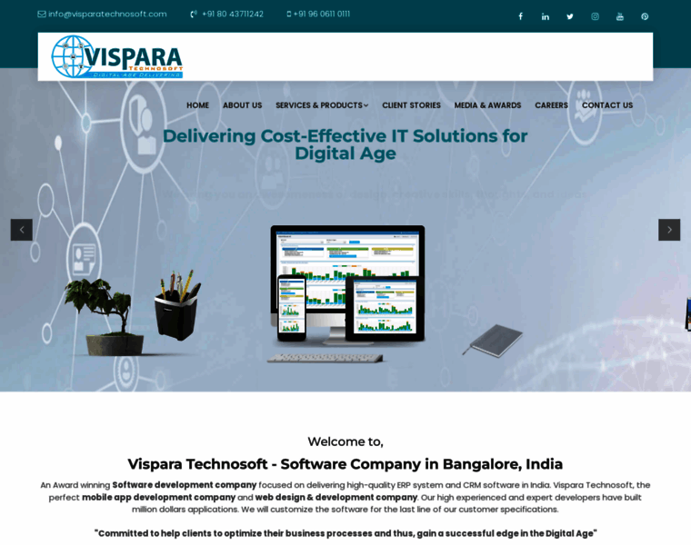 Visparatechnosoft.com thumbnail