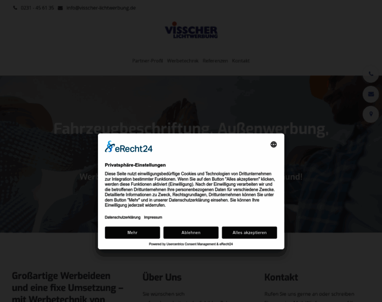 Visscher-lichtwerbung.de thumbnail
