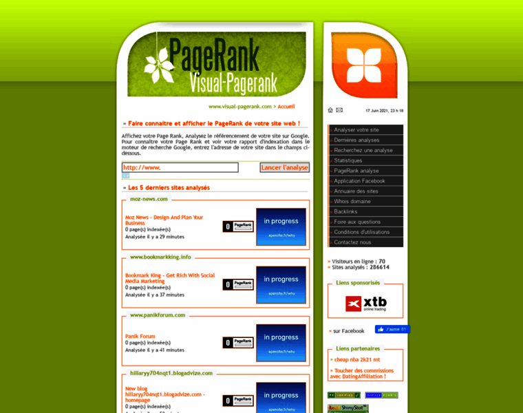 Visual-pagerank.com thumbnail