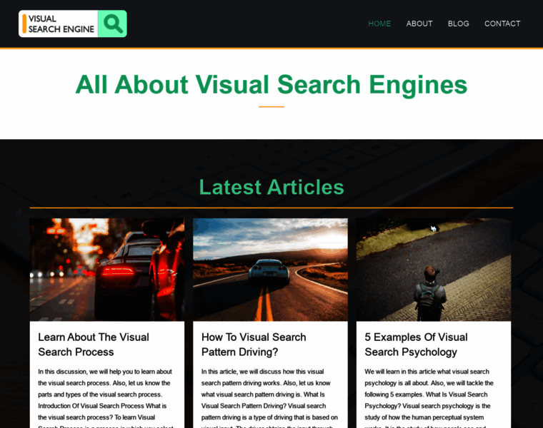 Visual-search-engines.com thumbnail
