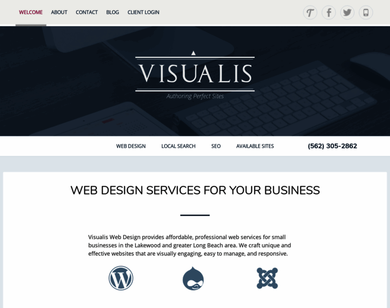 Visualiswebdesign.com thumbnail