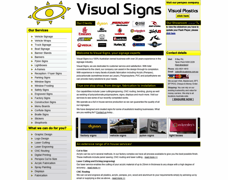 Visualsigns.com.au thumbnail