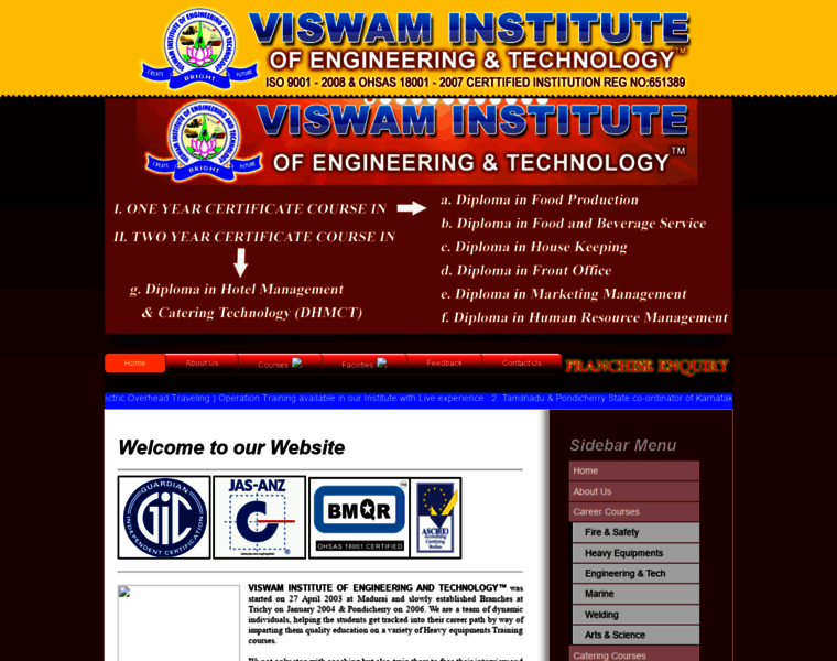 Viswaminstitute.com thumbnail