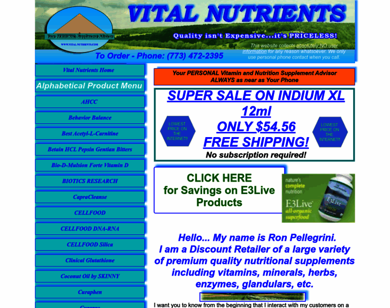 Vital-nutrients.com thumbnail