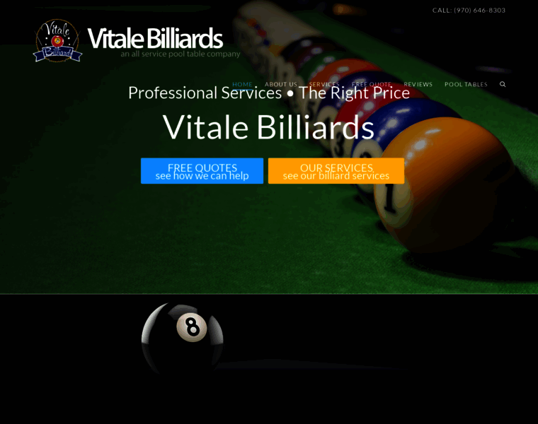 Vitalebilliards.com thumbnail