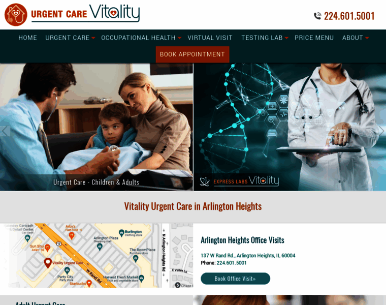 Vitalityurgentcare.com thumbnail
