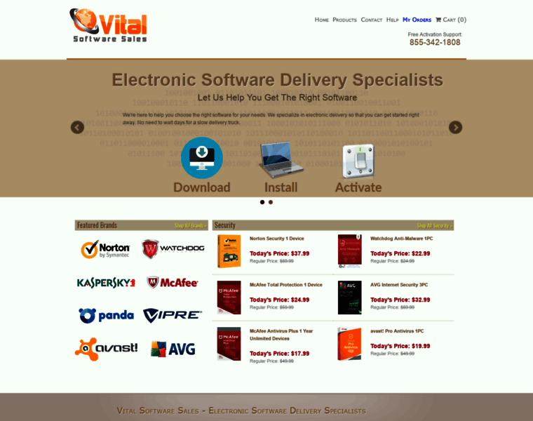 Vitalsoftwaresales.com thumbnail