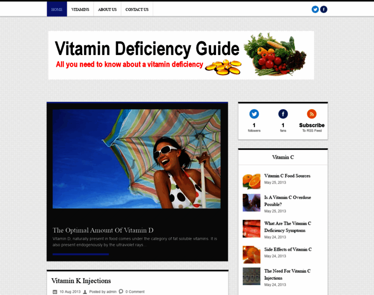 Vitamindeficiencyguide.com thumbnail