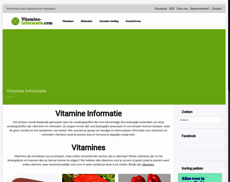 Vitamine-informatie.com thumbnail