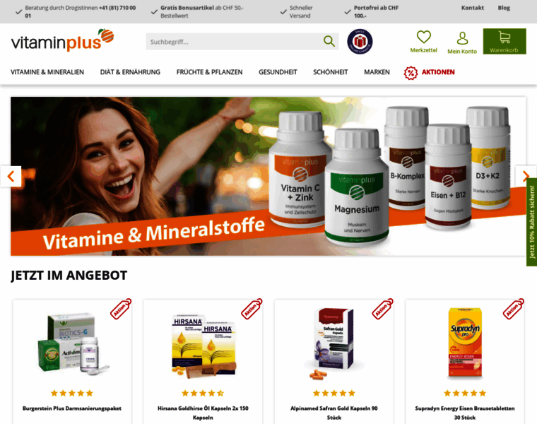 Vitaminplus.ch thumbnail
