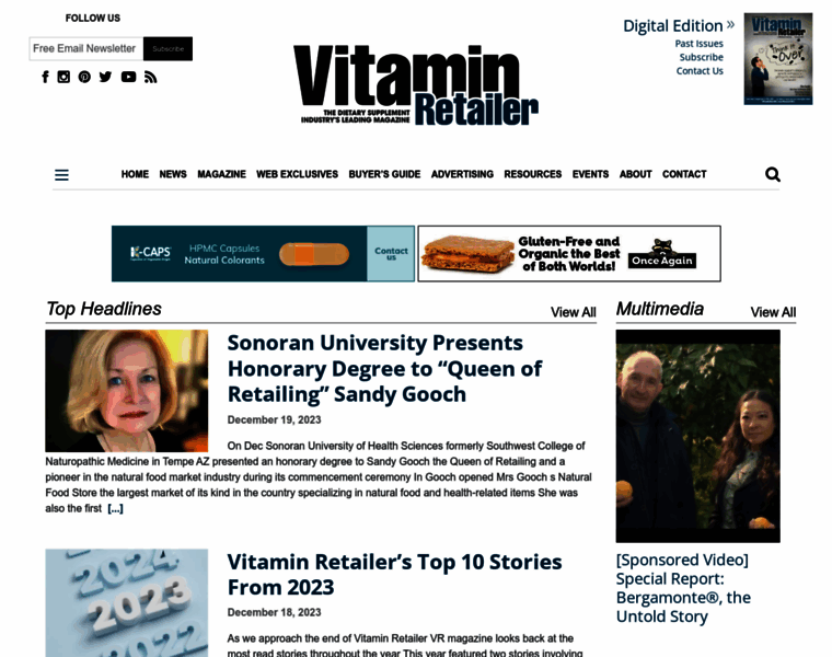 Vitaminretailer.com thumbnail