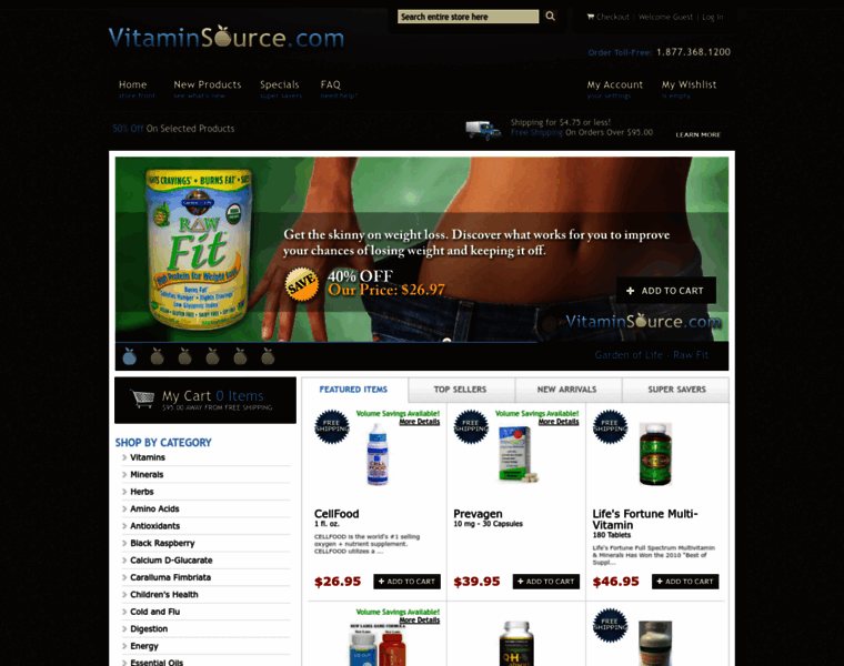 Vitaminsource.com thumbnail