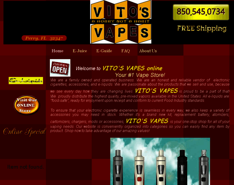 Vitosvapes.com thumbnail