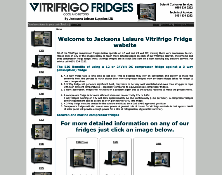 Vitrifrigofridges.co.uk thumbnail