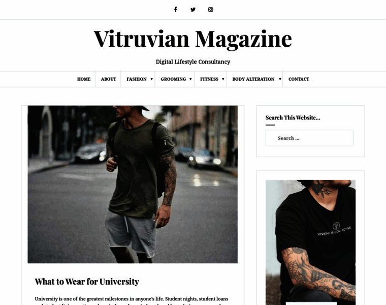 Vitruvianmagazine.com thumbnail