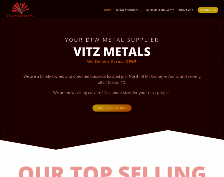 Vitzmetals.com thumbnail