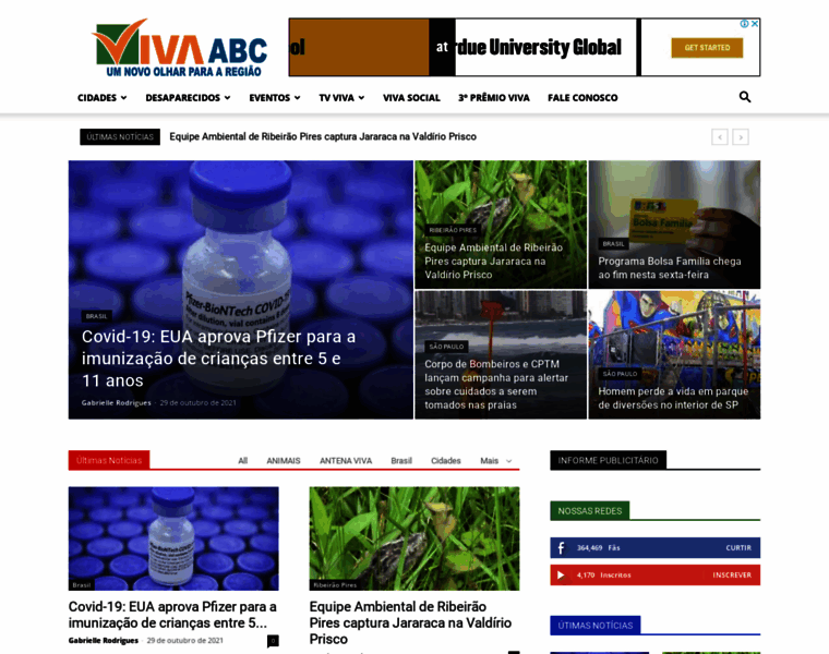 Vivaabc.com.br thumbnail