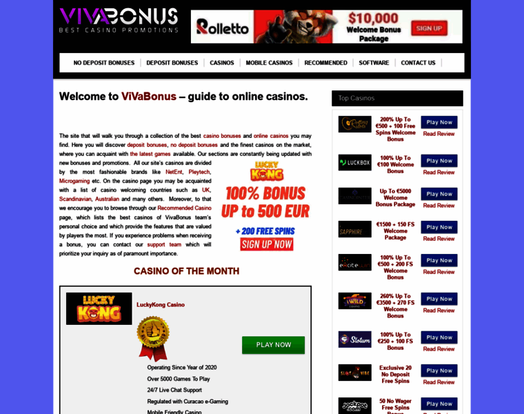 Vivabonus.com thumbnail