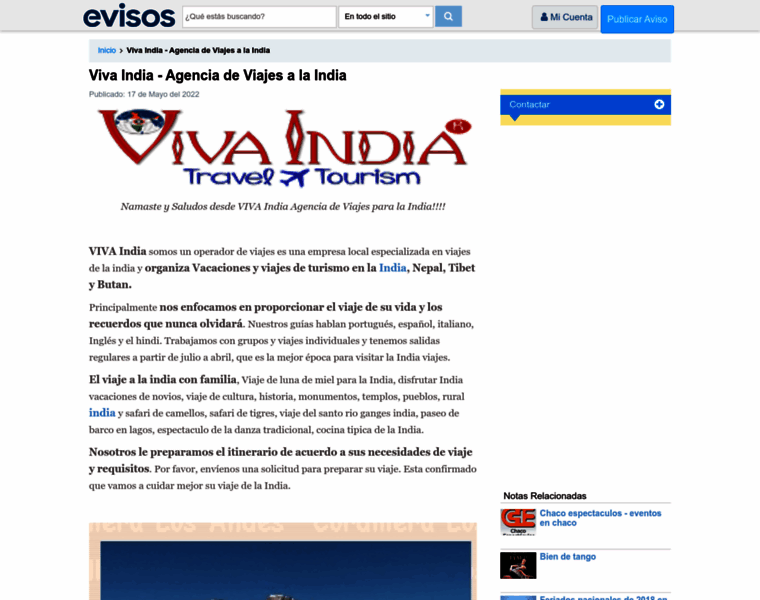 Vivaindia.com.ar thumbnail