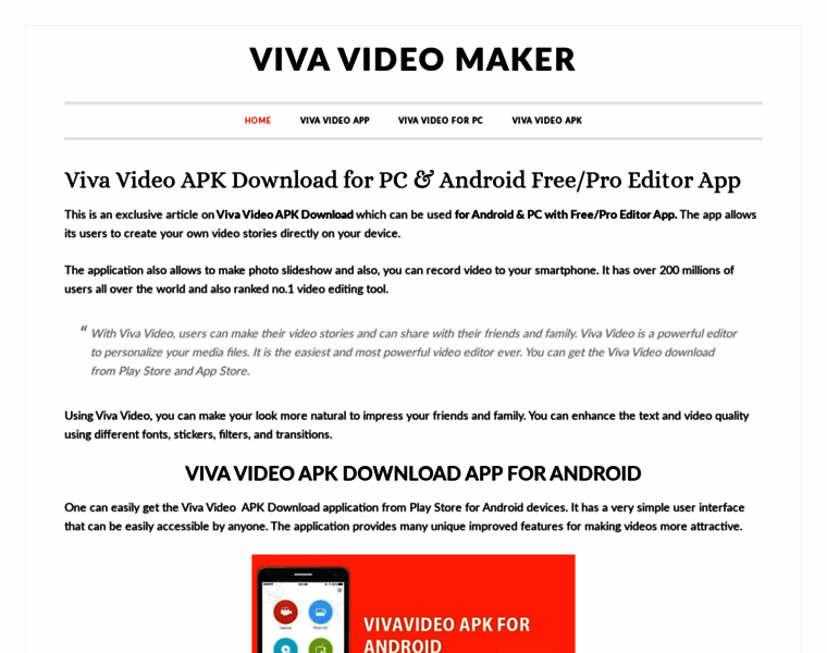Vivavideomaker.com thumbnail