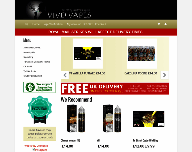 Vivdvapes.co.uk thumbnail
