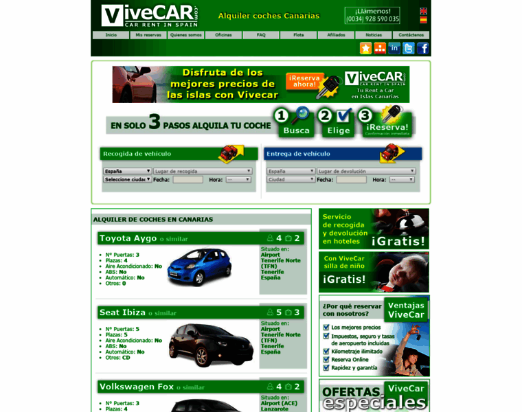 Vivecar.com thumbnail