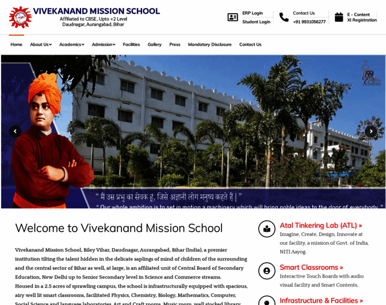 Vivekanandmissionschool.org thumbnail