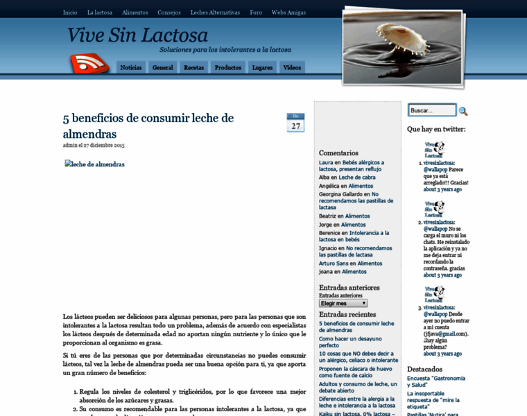 Vivesinlactosa.org thumbnail