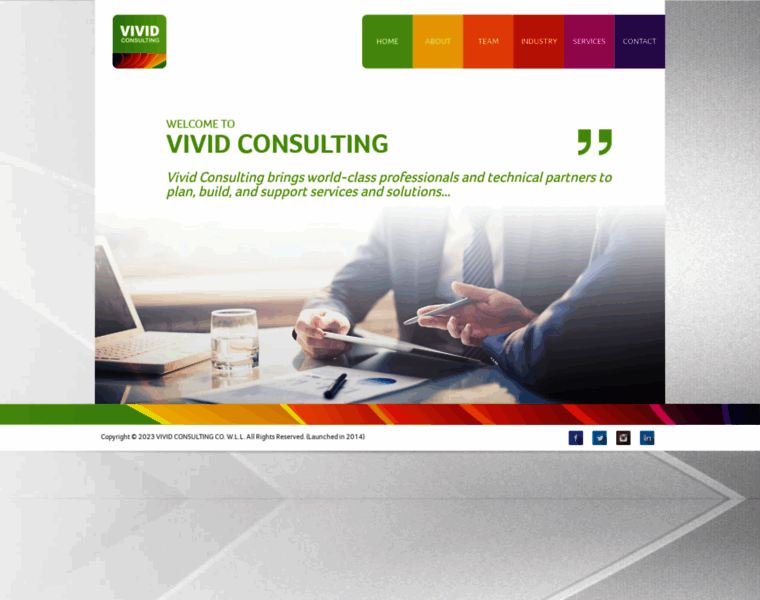Vivid-consulting.com thumbnail