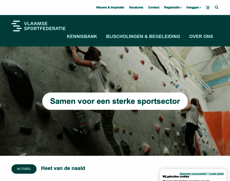 Vlaamsesportfederatie.be thumbnail