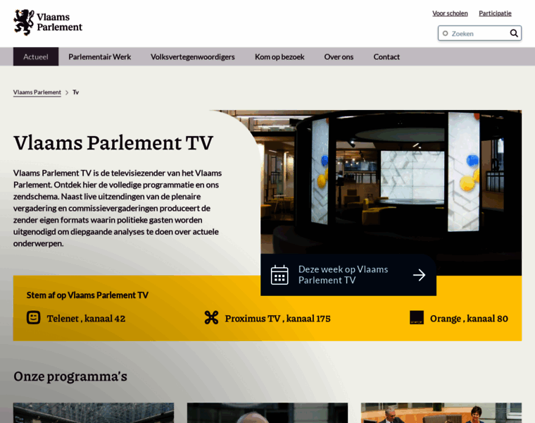 Vlaamsparlement.tv thumbnail