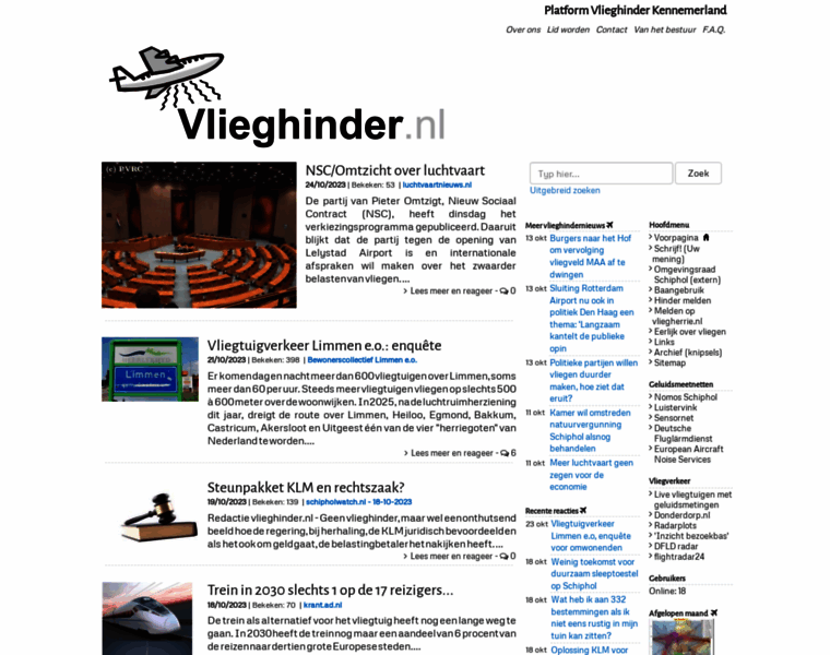 Vlieghinder.nl thumbnail