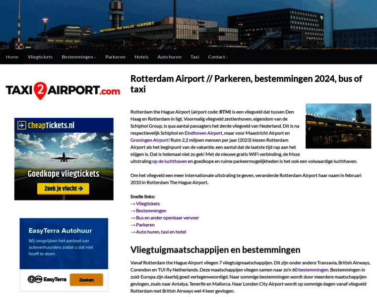 Vliegrotterdamairport.nl thumbnail