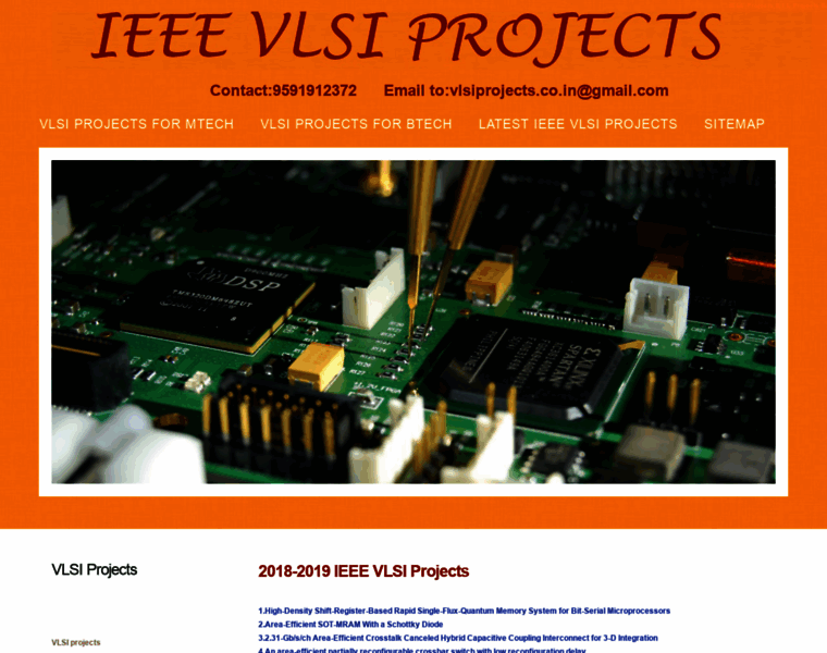 Vlsiprojects.co.in thumbnail