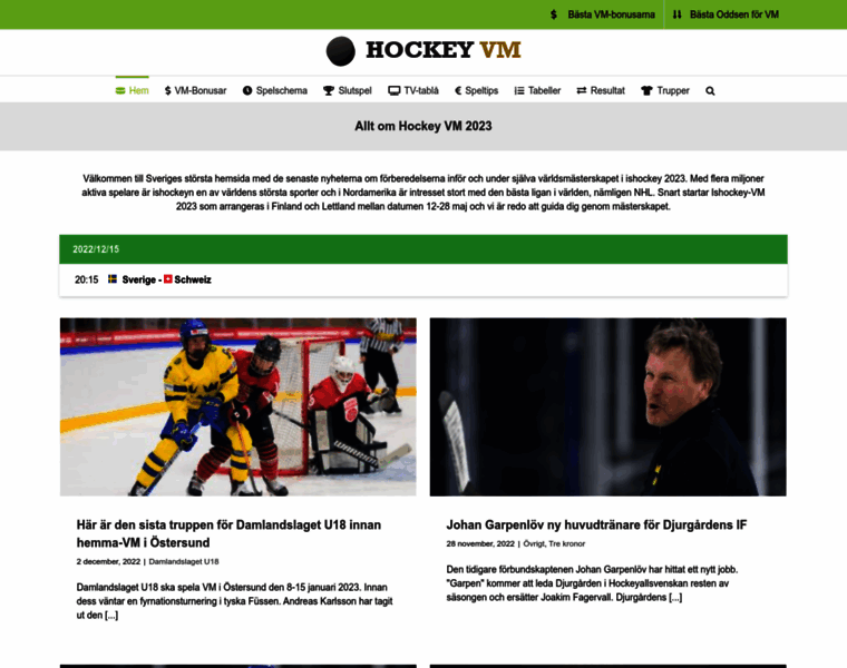 Vmhockey.se thumbnail