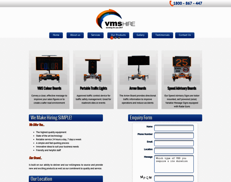 Vms-hire.com.au thumbnail