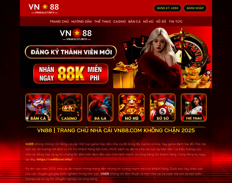 Vn88slot.info thumbnail